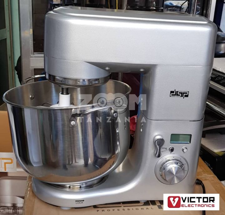10L Egg Flour Kneading Machine 3 in 1 Electric Food Mixers Stainless Steel Bowl Baking Bread Dough Cake Maker 6 Speed