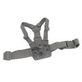 Mobile Phone Chest Strap Holder Mobile Phone Chest Mount Harness Strap 360 Degree Rotation Ball Head Adjustable Buckles for Video Recording. 
