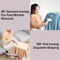 Standing Steam Iron Full Size Garment Steam for Clothes 1.8L Water Tank 2000W Electric Iron Hanging Ironing Machine, with Height Adjustable table board Ironing for Home and Business Use, Wool, cotton, Fancy, velvet, shifon, nylon male & female clothes. 