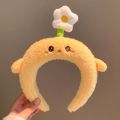 Lovely Cat Plush Animal Hairband Rabbit Pig Cartoon Headband Chicken Rotating Funny Hair Hoop Children. 