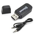 2-IN-1 WIRELESS ADAPTER BLUETOOTH TRANSMITTER AND RECEIVER 3.5MM CAR KIT FOR HEADPHONES , TV, COMPUTER, MP3/MP4. 