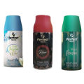 Perfect Refill Room Spray For Electric Dispenser Machine Refiller Pack Of 3 Room Spray Re-Filler Perfect Matic 250ml Each Bottle. 