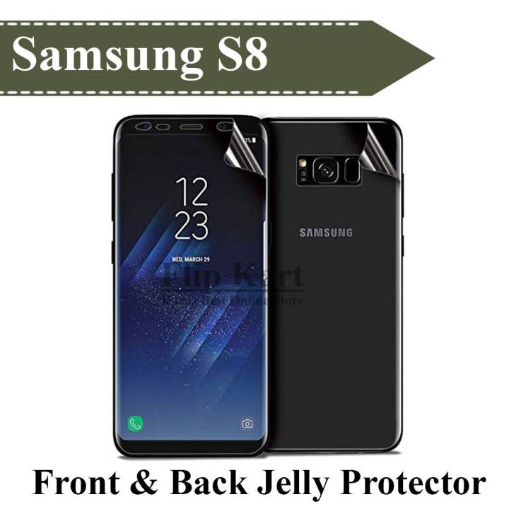 Samsung S8 Front & Back Jelly Protector Clear Soft Protection Film Transparent Hydrogel Film Protector For Samsung S8