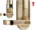 Digi Electronic Biometric Fingerprint Door Lock + Keypad Set Intersected Gold + Silver (Left Hand Door). 