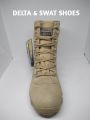 DELTA High Ankle Leather Boots for Hiking- Waterproof and Slip-Resistant. 