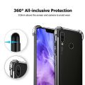 Huawei Y7 Prime 2019 Anti Shock Drop Resistance Transparent Tpu Silicone Back Cover. 