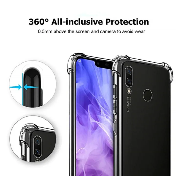 Huawei%20Y7%20Prime%202019%20Airbag%20Case%20Anti%20Shock%20and%20Anti-Scratch%20Resistant%20Clear%20View%20Transparent%20TPU%20Silicone%20Back%20Cover%20-%20Image%206