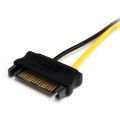 SATA Power Cable Female To 6 Pin Male Sata to PCI-Express Graphics Card Power Cable Connector. 