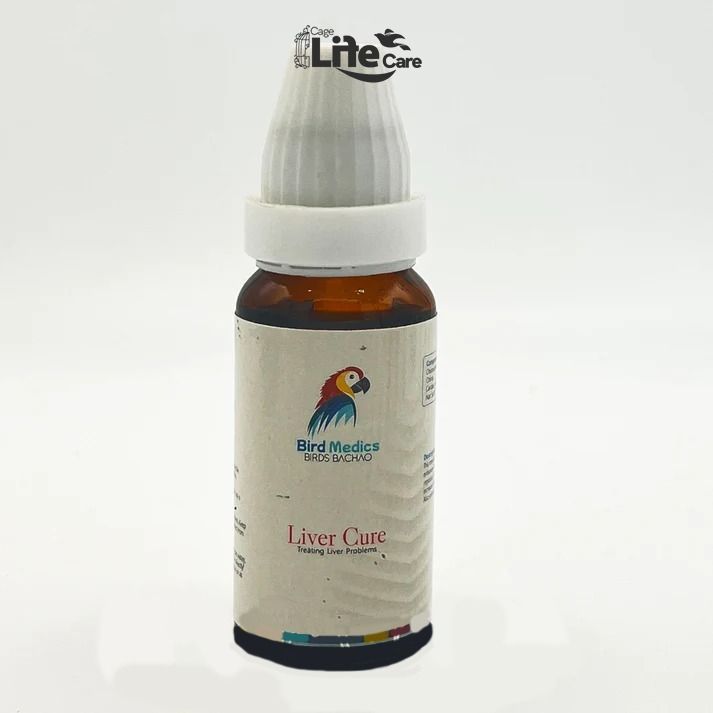 Liver Cure - Treating Liver Problems in Birds 20ml For all birds ( BIRD MEDICS PAKISTAN )