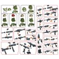 New 6pcs Alpha Force Army Military Small Building Block Set Mini Russian Alpha Soldier Figure Block Brick Moc Toy For Kid. 