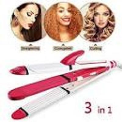 KEMEI%203%20IN%201%20PROFESSIONAL%20HAIR%20CURLER%20FOR%20GIRLS%20,%20CURLER,%20ROLLER%20,%20STRAIGHTER%20MULTI%20FUNCTIONAL%20-%20Image%203