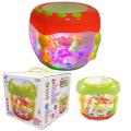 Big Musical Flash Drum with Lights and Nursery Rhymes. 