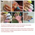 5pcs/Lot Multifunctional Silicone Thimbles Hollowed Out Breathable Protective Finger Sleeve DIY Crafts Sewing Accessories. 