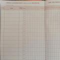 Office Attendance Register Time In/out Pack Of 1. 