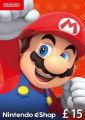 NINTENDO ESHOP GIFT CARD 15£ EURO (UK). 