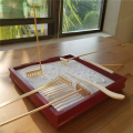 12X Mini Japanese Zen Garden Rake Bamboo Tool Set, Wooden Sandbox Sand Play Therapy Kit. 