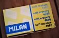 Box of Pencil Eraser Milan KHI 80 Pcs. 