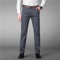 Men Clothing-Pants for men-Grey Color Cotton Jeans Pants. 