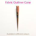 Fabric Gutta Lead Outliner Cone colour chem - 40 ml cone available in different colours for outlining in fabric painting. 
