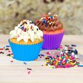 Silicone liner baking cups muffin jelly cup cupcake reusable moulds pack. 
