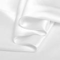 White Pure Silk Satin Fabric, Unstitched, 5 Yards x 40 Inches, 100% Polyester. 