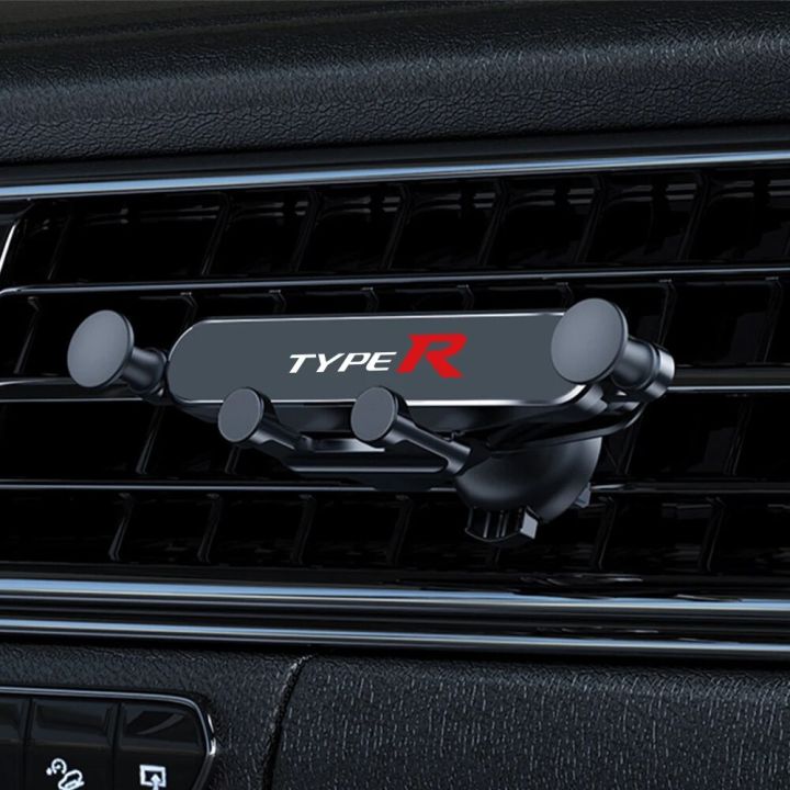 For Honda Civic Type R Type S Gravity Air Vent Clip Mount Cell Phone Stand In Car Mobile Phone Support Smartphone Holder