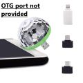USB Party Lights Mini Disco Ball Led Small Magic Ball Sound Control DJ Stage Light Colorful Strobe RGB Lamp For Christmas Brithday Wedding Club Karaoke Decorations Suitable for mobile phones. 