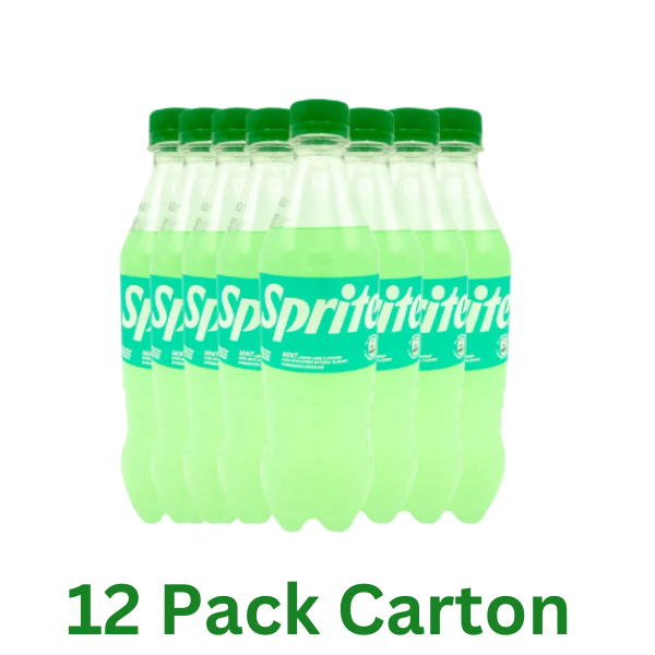 Sprite Lemon Mint Flavor Bottle, 500 ML - Carton | Refreshing, Tangy & Crisp Beverage