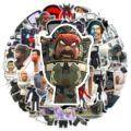 50PCS Skibidi Toilet Funny Cartoon Stickers Game Decals DIY Phone Notebook Laptop Vinyl Waterproof Sticker DIY Toys Gifts. 