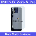 Infinix Zero X Pro Back Matte Protection Soft Skin Sheet Soft Film Protection For Infinix Zero X Pro. 