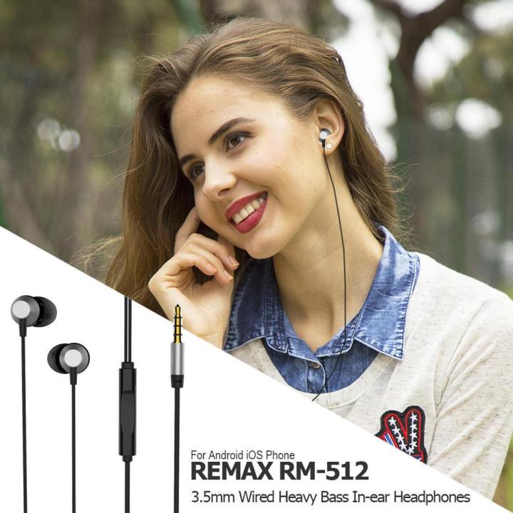 REMAX RM-512 3.5mm Jack Metal Wired Music Headset | Daraz.pk