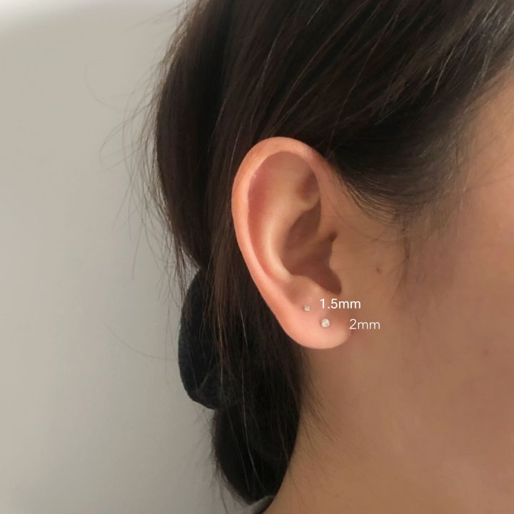2MM,1.5MMSmall%20Genuine%20Chandi%20Stud%20Earrings%20/%202mm%20Natural%20TIny%20Diamond%20Stud%20Earrings%20in%2014k%20White%20Gold%20Plated%20Silver,%20Small%20Silver%20Studs%20-%20Image%202