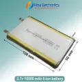 3.7v  25mAh ,50mAh , 100mAh ,450mAh ,1400mAh,5000mAh ,10000mAh Lithium Ion Battery for Power Bank DIY or Arduino Projects. 