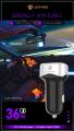 LENYES CA861 Car Charger 36W (USB type C + USB Type A). 