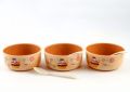 3 pcs cartoon baby bowl with spoons Baby bowl set Premium Quality Plastic Food grade material cereal bowl for kid’s different unique designs and colors,3 Pcs Animal Paradise Cartoon 3 Bowls with 3 Spoon Set Cereal, Cerelac Bowl for Kids. 
