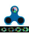 LED Light Fidget Spinner - Sky Blue. 