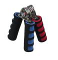 Spring Hand Grip Finger Strength Exercise Sponge Forearm Health Builder Pack of 2 - Hand Gripper - Black Blue Red. 