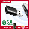 UGREEN USB Bluetooth 5.3 5.0 Adapter Receiver Trans'mitter EDR Dongle for PC Wireless Transfer for Bluetooth Headphone Speakers Mouse. 