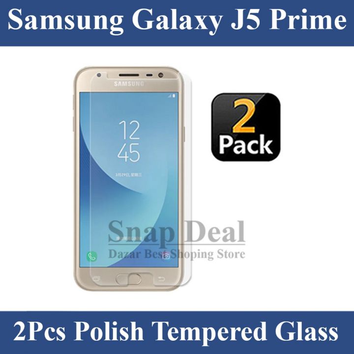 2Pcs Samsung Galaxy J5 Prime Tempered Glass Screen Protector Premium High Quality Polish Glass For Samsung Galaxy J5 Prime