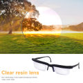 Adjustable Strength Glasses Distance Reading glasses Focus For -6D to +3D Variable Lens Magnifying Glasses with Storage Bag. 