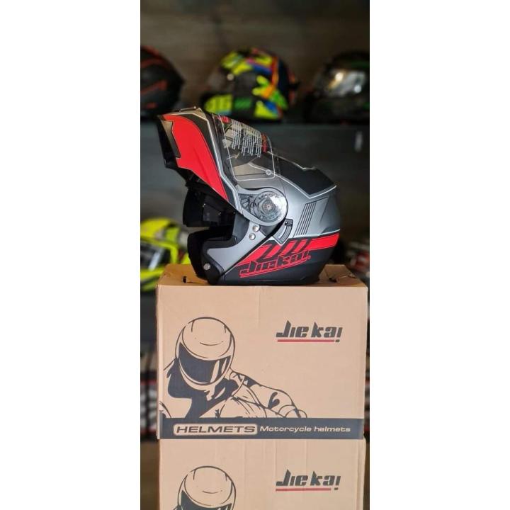 HELMET JIEKAI JK-902 FOR BIKE - FLIPUP - DOT APPROVED - DUAL VISOR