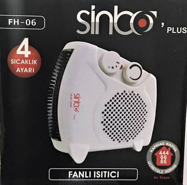 Fan Heater With Dual Thermal Control & Cooling Fan - Electric Fan Heater