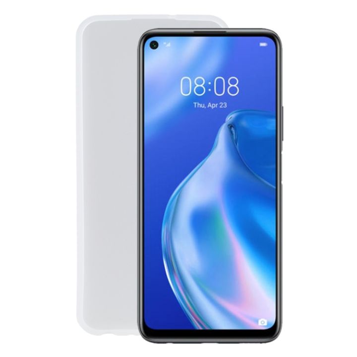 TPU Phone Case For Huawei P40 lite 5G(Transparent White)