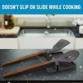 Kitchen Spoon Holders Fork Spatula Rack Shelf Tong Hooks Organizer Plastic Spoon Rest Mat With Drip Pad Chopsticks Holder Non Slip Spoons Pad Kitchen Utensil Silicone Utensil Heat Resistant Kitchen Gadgets And Cooking Tools. 