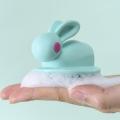 Rabbit Shaped Hair Massager Head massager scalp Massager Shampoo Washing Brush Dandruff Remove Stress Relief Soft Silicon Comb - Multi Color. 