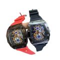 New Samurai Watch Silicone Strap Mechanical Full Gear Dial Waterproof Men's Watch. 