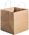 PACK OF 5 Cake Bag paper bag Gift Bags, Party Bags, Shopping Bags, Kraft Bags, Retail Bags, Merchandise Bags, Brown Paper Bags with Handles Bulk 110Grams. 