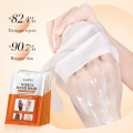 SADOER Pack of 2 Vitamin C Skin Care Dark Skin Lightening & Whitening Moisturizing Hand & Foot Mask Moisture Soft Hyaluronic Acid Dark Knuckle Hand & Foot Mask 35g SD09853/SD10026. 