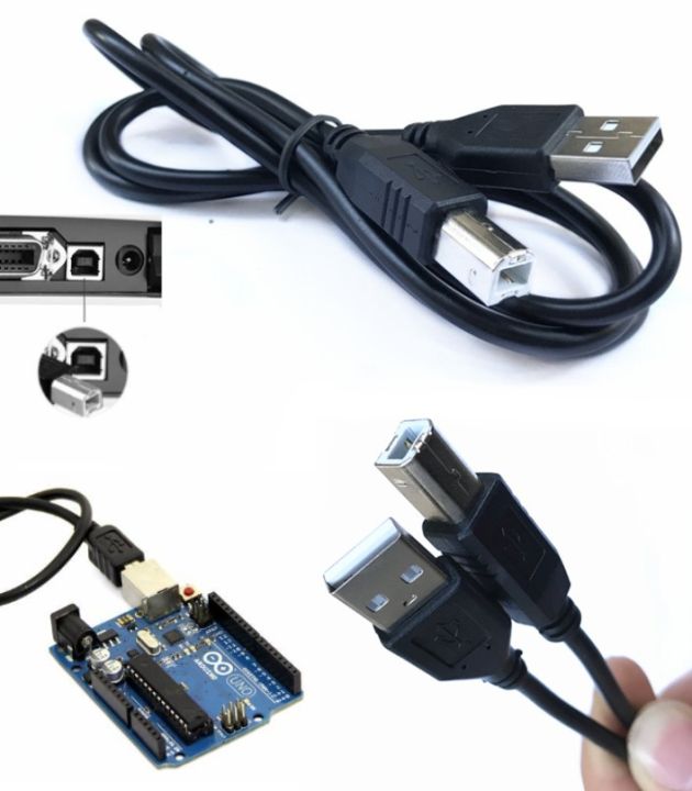 Long Arduino 4.9FT USB Male A to Male B Cable prin | Daraz.pk