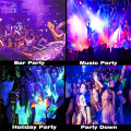 UV Black Light,Light with Plug 6W,Black Flood Light Neon Glow for Glow Party,Halloween,Fluorescent Poster, EU Plug. 